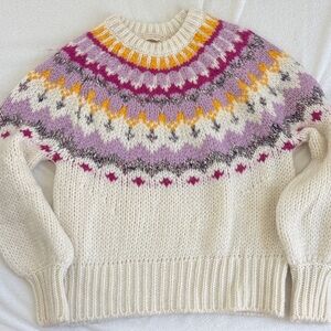 Sezane Multicolor Knit Women's Sweater